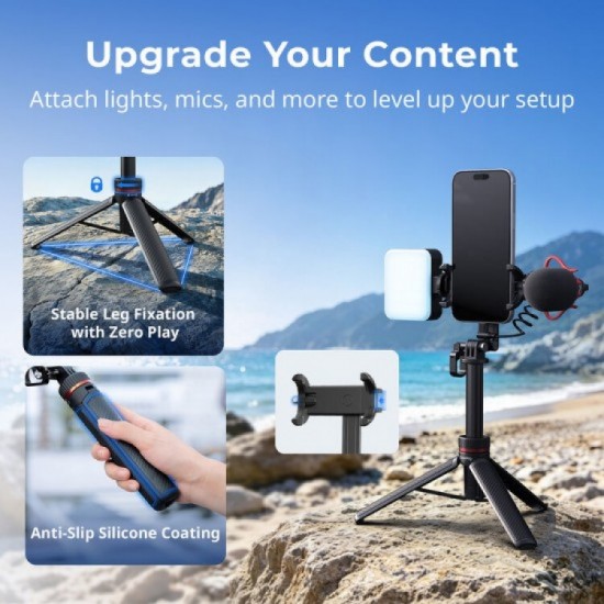SmallRig 6479 Trípode VT-17 3-en-1 Travel Tripod