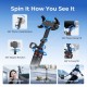 SmallRig 6479 Trípode VT-17 3-en-1 Travel Tripod
