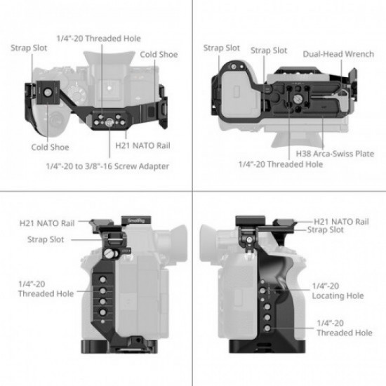 SmallRig 6702 Jaula HawkLock para a7R VI