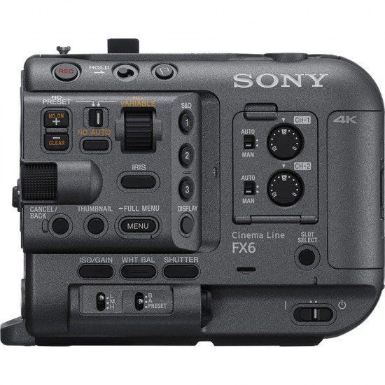 Sony FX6 Cámara de cine Full Frame Sensor Exmor R CMOS 4K 