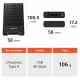 Sony MRW-G3 Lector de CFexpress Type A Card (USB4)