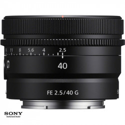 Sony SEL40F25G Lente Compact Prime FE 40 mm F/2.5 G