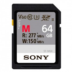 Sony SFM64T/T2 Tarjeta V60 UHS-II SDXC de 64 GB