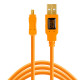Tether Tools CU8015 Cable USB 2.0 A Male a Mini-B 8-Pin de 4.60mts 