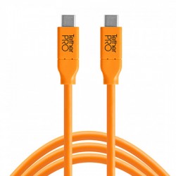 Tether Tools CUC 10-ORG Cable USB-C a USB-C de 3mts 