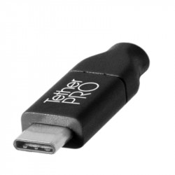 Tether Tools CUC06-BLK Cable USB-C a USB-C de 1.8mts (color negro)