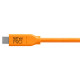 Tether Tools CUC15ORG Cable USB-C a USB-C de 4.6mts 