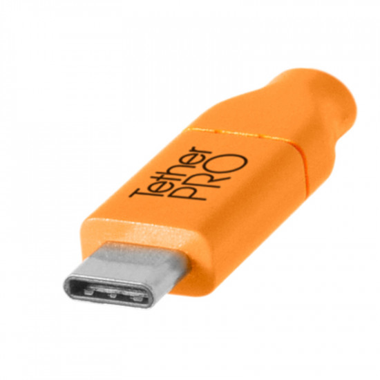 Tether Tools CUC06ORG Cable USB-C a USB-C de 1.80 mts (color naranja)