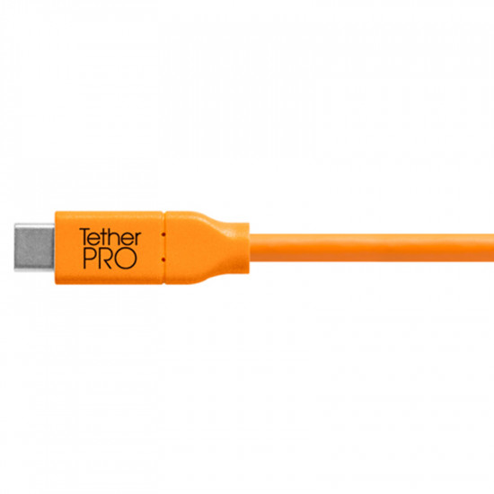 Tether Tools CUC15-ORG Cable USB-C a USB-C de 4.6mts 