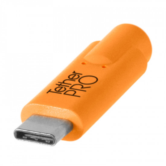 Tether Tools CUC2615ORG Cable USB-C a USB Mini B 8pin de 4.6mts 
