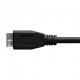 Tether Tools CUC3315BLK Cable USB-C a USB Micro B de 4.6mts color negro