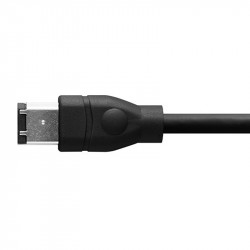 Tether Tools FW84BLK Cable FireWire 800/400 9 a 6 Pin Cable de 4.60mts