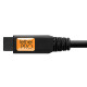 Tether Tools FW88BLK Cable FireWire 800 9-9 Pin Cable de 4.60mts