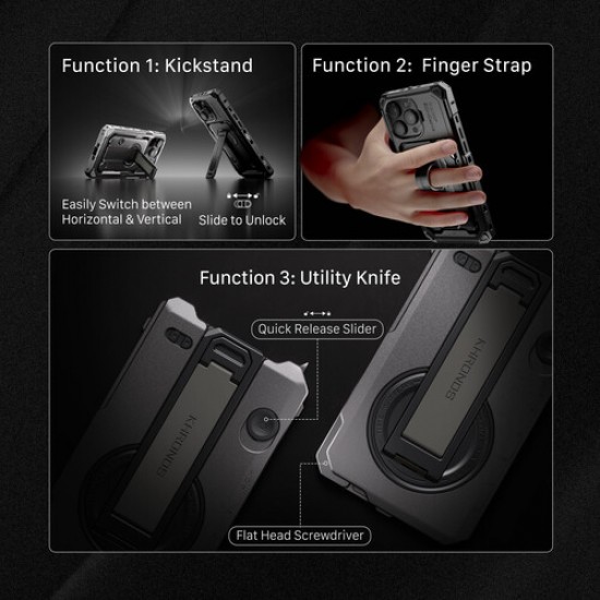 Tilta Khronos Cage para iPhone 16 Pro Max (negro)