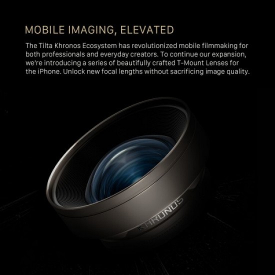 Tilta Lente 16mm Wide Angle para T-Mount (Champagne)