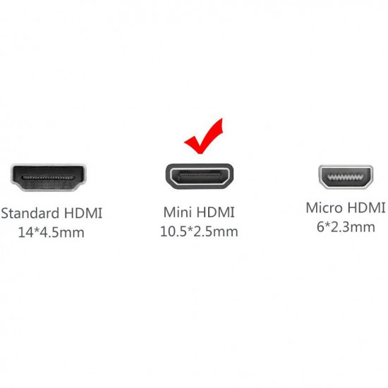 Ugreen Cable Mini HDMI a HDMI 1 metro