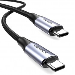 Ugreen 80150 Cable USB-C a USB-C 3.1 GEN 2 100 W 10Gbps Thunderbolt 3 compatible