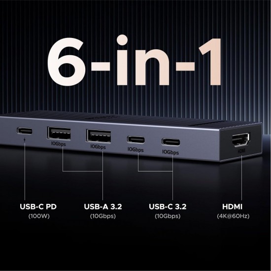 Ugreen Revodok Pro USB-C Hub 6 en 1 