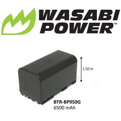 Wasabi Kit BP950 2 Baterías Serie BP Canon y cargador AC