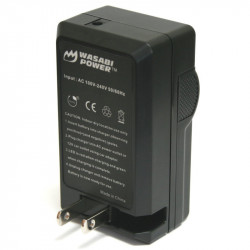 Wasabi Kit NB6L 2 Baterías y cargador AC para Powershot