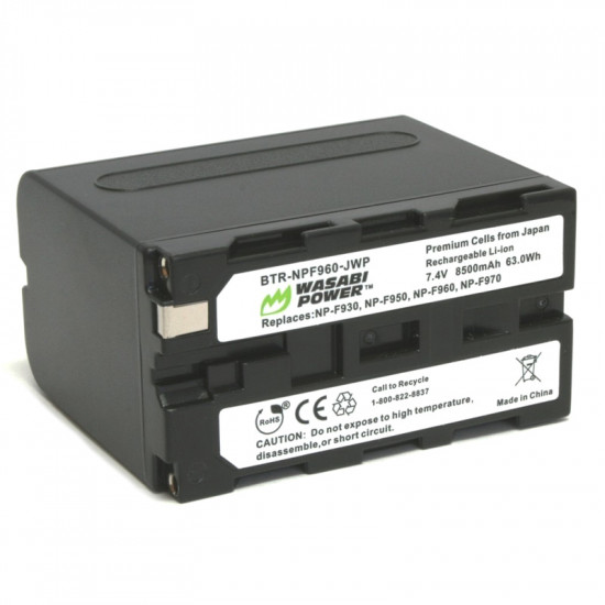 Wasabi Kit F960 2 Baterías Serie L y cargador AC