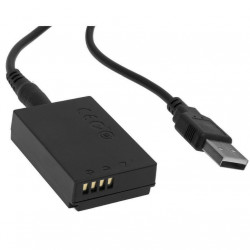 GyroVu Power USB a LP-E12 Batería Dummy cable 1 Metro