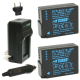 Wasabi BP-DC12 Pack 2 Baterias Leica y cargador