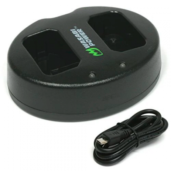 Wasabi Cargador doble Sony NP-FW50