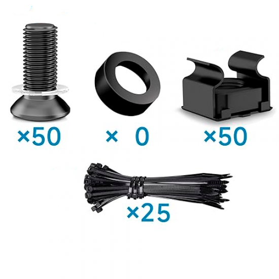 YIOVVOM kit de Tornillos M6 para Rack 16mm (50 unidades)