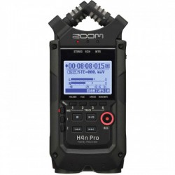 Zoom H4nPro Black Grabador Audio H4n 2+2 canales Nuevo y Mejorado