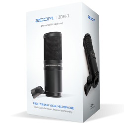 Zoom ZDM-1 Micrófono dinámico Podcast ready