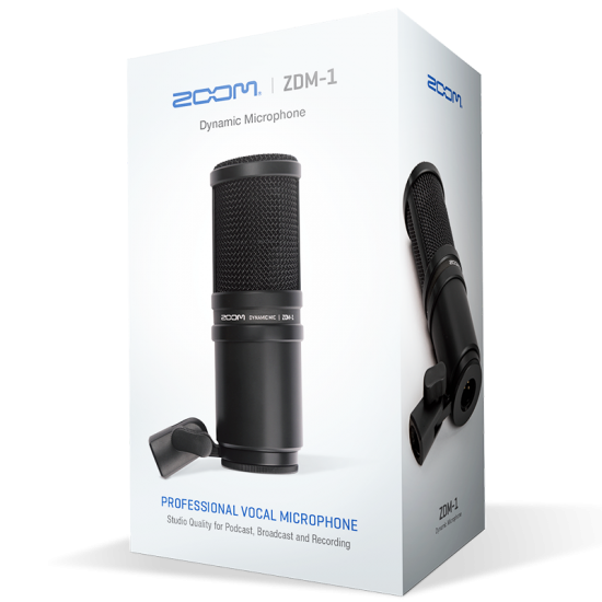 Zoom ZDM-1 Micrófono dinámico Podcast ready